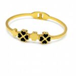 𝐁𝐥𝐚𝐜𝐤 𝐂𝐥𝐨𝐯𝐞𝐫 𝐒𝐭𝐚𝐢𝐧𝐥𝐞𝐬𝐬 𝐒𝐭𝐞𝐞𝐥 𝐛𝐚𝐧𝐠𝐥𝐞𝐬