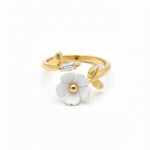 𝐅𝐥𝐨𝐫𝐚 𝐏𝐞𝐚𝐫𝐥 𝐀𝐝𝐣𝐮𝐬𝐭𝐚𝐛𝐥𝐞 𝐑𝐢𝐧𝐠